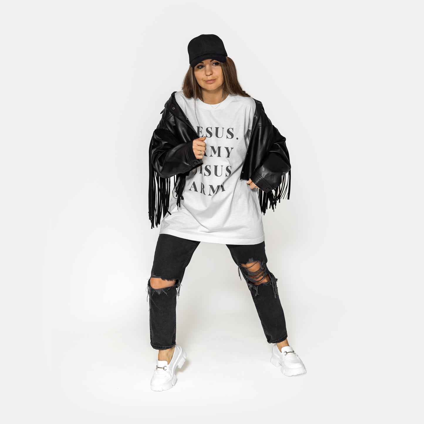 T-shirt «Jesus Army» / white