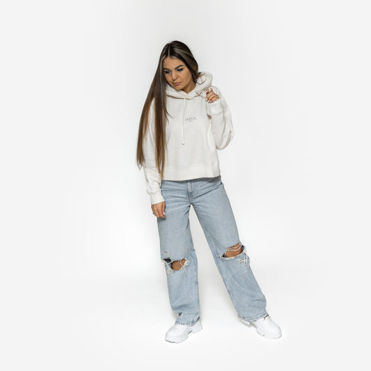 Women's Hoodie «Jesus Army» / gardenia