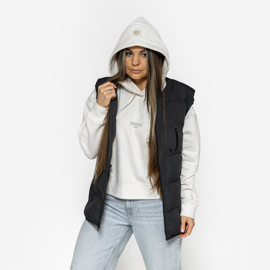 Women's Hoodie «Jesus Army» / gardenia