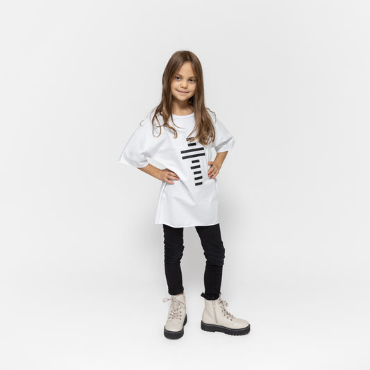 Kid T-shirt «Cross» / white